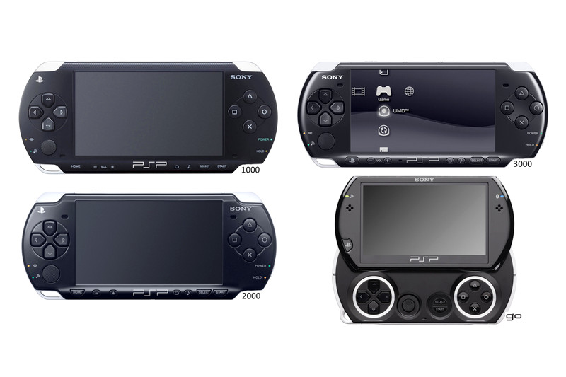 Разновидности PlayStation Portable (PSP)