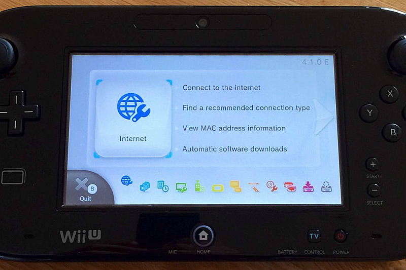 Проверка параметров интернета на Nintendo Wii U